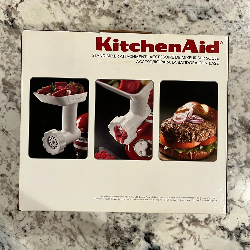 NWOT KitchenAid Stand Mixer Grinder Attachment - Picture 3 of 4